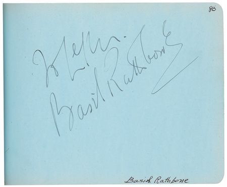 Lot #1083 Autograph Album: An outstanding array of signatures collected during Hollywood’s golden era, including Basil Rathbone, Cary Grant, Tom Mix, Bill Boyd, Helen Twelvetrees, and many more - Image 4