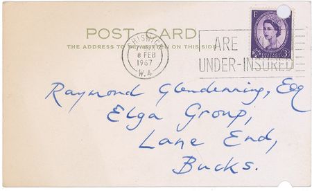 Lot #524 Anthony Burgess Signed Note - Image 2