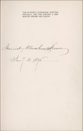 Lot #608 Harriet Beecher Stowe Book - Image 1
