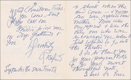 Lot #1381 Rosalind Russell Handwritten Letter Signed - Image 2