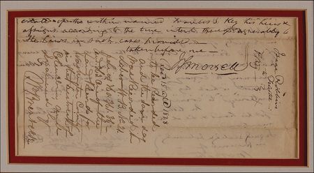 Lot #566 Francis Scott Key: Key moves to Washington in 1828 after the C & O Canal starts construction through his Georgetown home - Image 2
