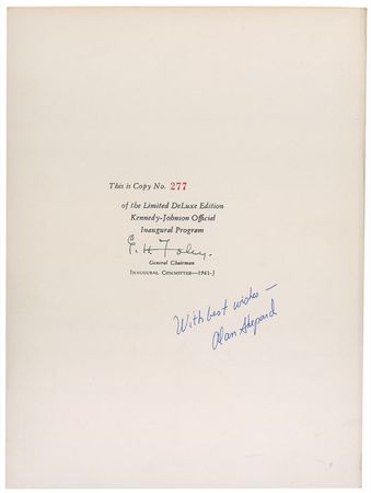 Lot #488 Alan Shepard and John Glenn Program - Image 1