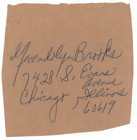 Lot #521 Gwendolyn Brooks - Image 2