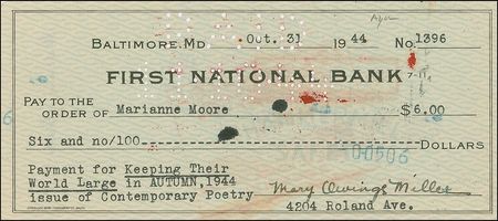 Lot #582 Marianne Moore - Image 1