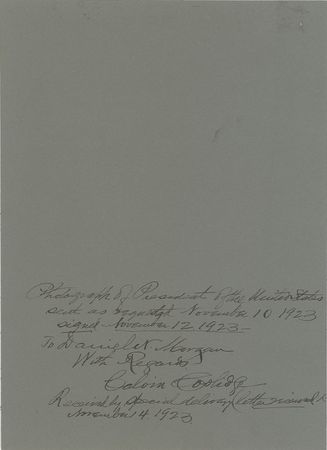 Lot #35 Calvin Coolidge - Image 2