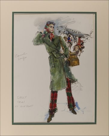 Lot #1407 Anthea Sylbert Sketches - Image 3