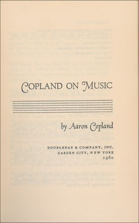Lot #761 Aaron Copland - Image 2