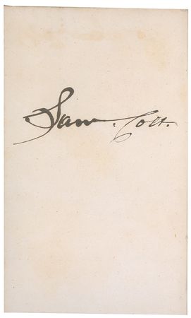 Lot #190 Samuel Colt: Scarce twice-signed original copy of the Army Regulations of 1861 - Image 1