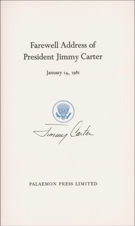 Lot #23 Jimmy Carter Book