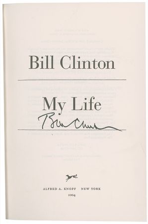 Lot #29 Bill Clinton Book