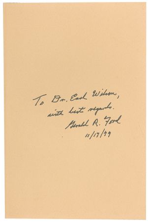 Lot #56 Gerald Ford Book - Image 1