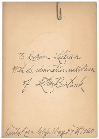 Lot #172 Luther Burbank Book - Image 1