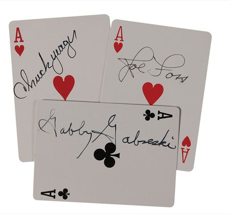 Lot #342 Aces on Aces: Exemplary collection of over 300 Fighter Ace signatures, including Gabreski, Yeager, and Foss - Image 1