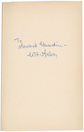 Lot #381 William F. Halsey Book - Image 1