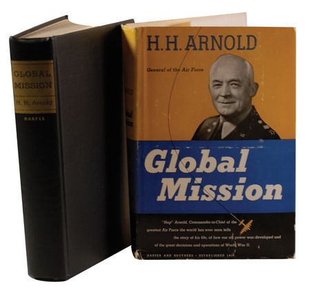 Lot #349 Hap Arnold: Presented to the president of Harvard: “Just a book which may bring back to you some of the many things you did for me to make the A. A. F. possible” - Image 2