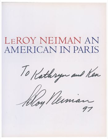 Lot #587 LeRoy Neiman Book - Image 1