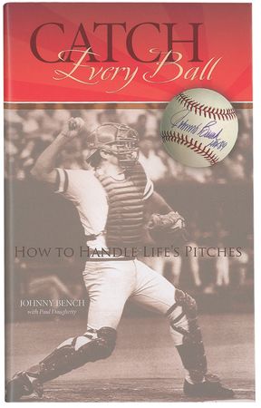 Lot #1480 Johnny Bench Bat and Book - Image 3
