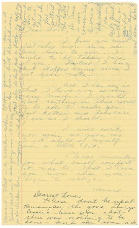 Lot #245 Howard Hughes: Unique and revealing repartee between Hughes and his wife as he drops a bombshell about an employee: “I gave her the hepatitis” - Image 1