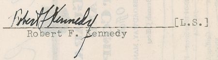 Lot #87 John, Robert, and Joseph Kennedy: John, his brother Robert, and father Joseph, transfer Bronx property to the Archbishop of New York after JFK wins his Massachusetts senate seat and heads for Washington in 1953 - Image 4