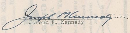 Lot #87 John, Robert, and Joseph Kennedy: John, his brother Robert, and father Joseph, transfer Bronx property to the Archbishop of New York after JFK wins his Massachusetts senate seat and heads for Washington in 1953 - Image 6