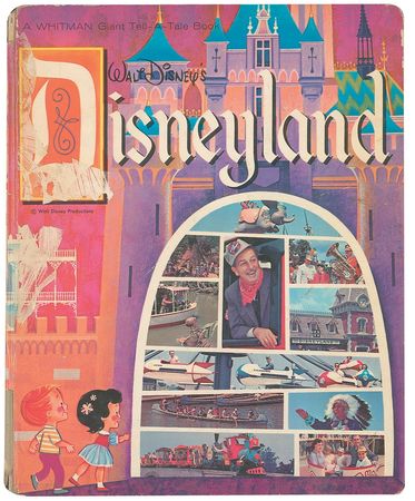 Lot #634 Walt Disney: Walt signs an oversized pictorial tour of his famous park - Image 2