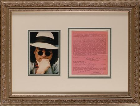 Lot #28 John Lennon
