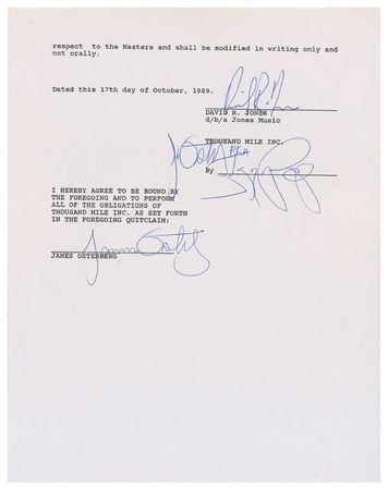 Lot #613 David Bowie and Iggy Pop - Image 2