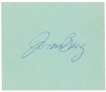 Lot #280 Bob Dylan and Joan Baez - Image 1