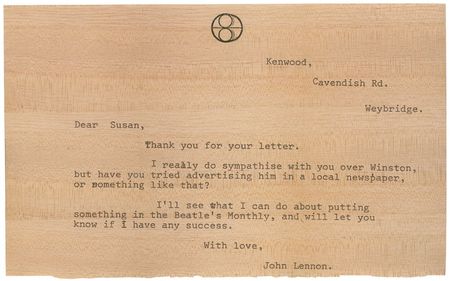 Lot #32 John Lennon