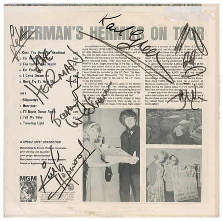 Lot #542 Herman’s Hermits - Image 2