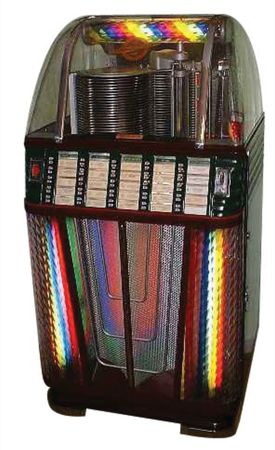 Lot #720 1951-1952 Rockola Rocket Jukebox 52-50 model 1434 - Image 1