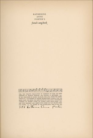 Lot #613 Katherine Anne Porter Book - Image 2