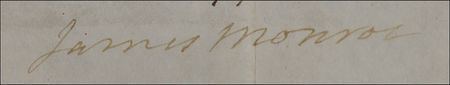 Lot #1650 James Monroe: Monroe approves the sale of 160 acres of land to an Indiana resident - Image 2