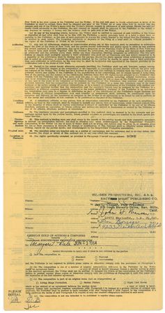 Lot #906 Johnny Mercer - Image 2