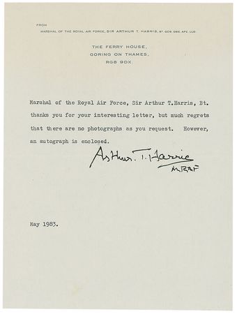 Lot #354 Arthur T. Harris - Image 2