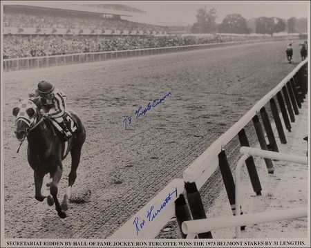 Lot #1408 Horse Racing: Ron Turcotte Signed Photographs - Image 1