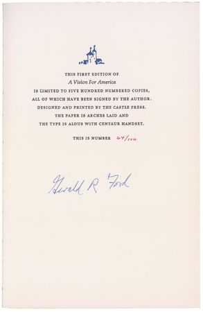 Lot #34 Gerald Ford - Image 1