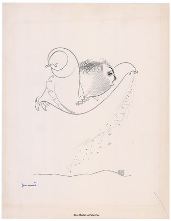 Lot #1232 Zero Mostel Sketches - Image 1