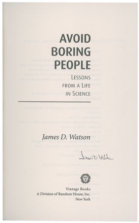Lot #184 DNA: James D. Watson Books - Image 1