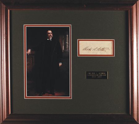 Lot #1 Chester A. Arthur Signature