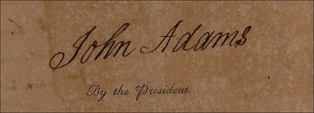 Lot #1555 John Adams: Adams four-language papers for ship bound for New Orleans - Image 2