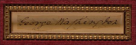 Lot #1628 George Washington: Crisply-penned rare full Washington signature - Image 2