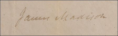 Lot #1640 James Madison Signed Document - Image 2