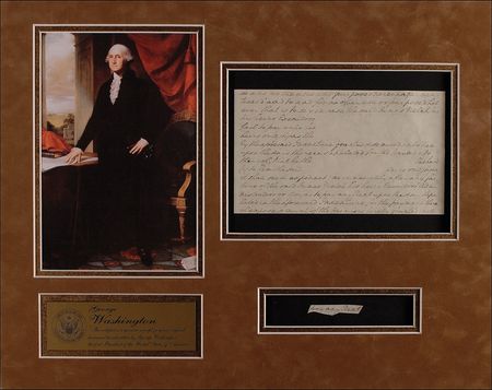 Lot #1630 George Washington Written Words - Image 1