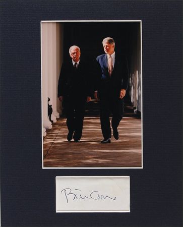 Lot #13 Bill Clinton Signature