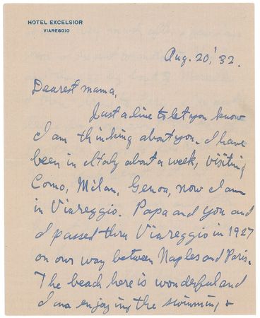 Lot #207 John Paul Getty Handwritten Letter Signed - Image 1