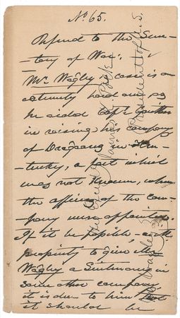 Lot #90 James K. Polk: “It is due to him. It should be done” - Image 1