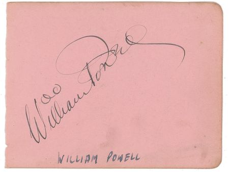 Lot #1257 William Powell and Myrna Loy Signatures - Image 2