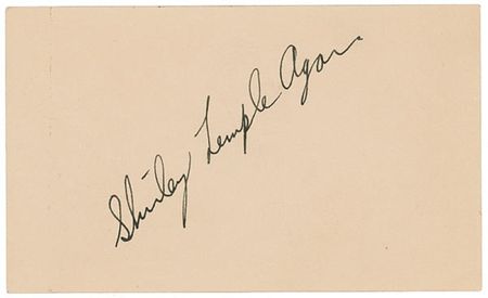 Lot #1293 Shirley Temple Signatures - Image 2