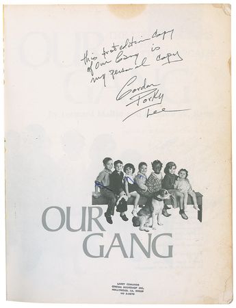 Lot #1249 Our Gang: Gordon ‘Porky’ Lee’s nostalgic first edition of Our Gang - Image 1